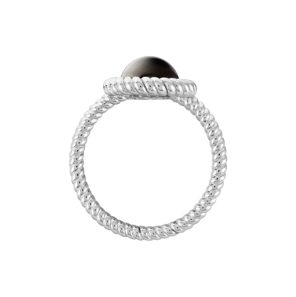 Bague Adelyne Argent Blanc Céramique