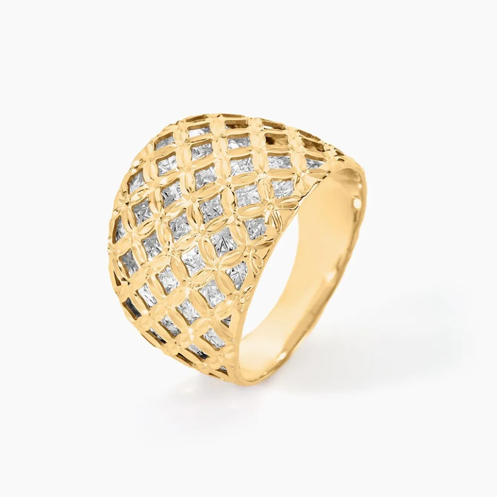 Bague Adonijah Or Bicolore