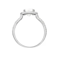 Bague Adrienne Or Blanc Oxyde De Zirconium