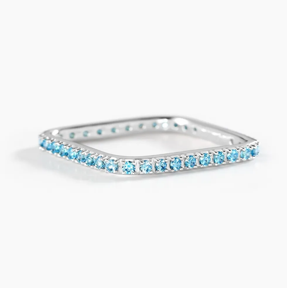 Bague Aeselya Argent Blanc Oxyde De Zirconium