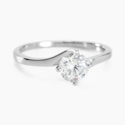 Bague Afsa Argent Blanc Oxyde De Zirconium