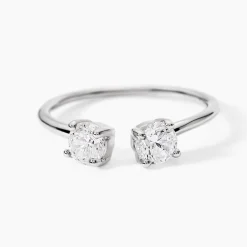 Bague Agnes Argent Blanc Oxyde De Zirconium