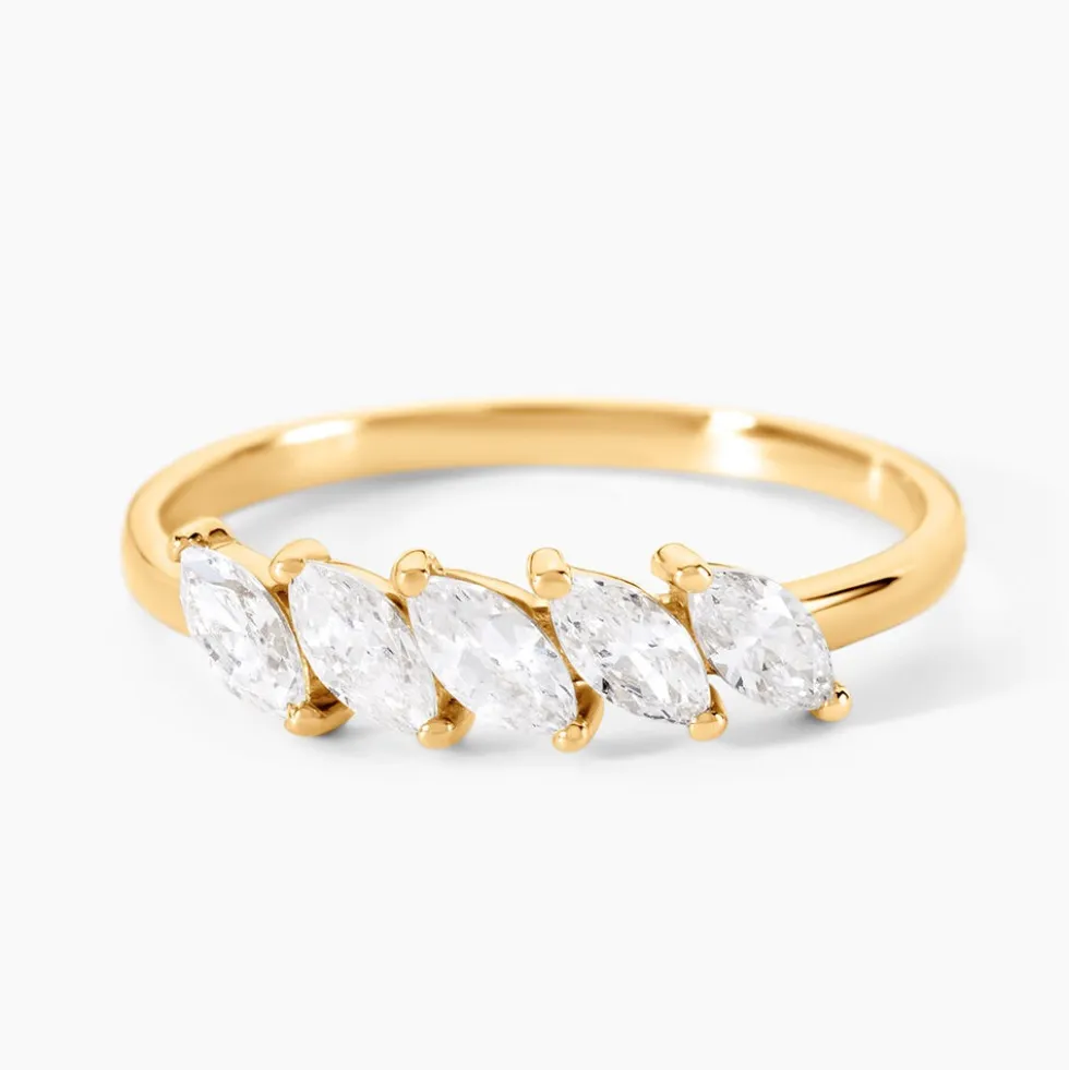 Bague Alastriona Or Jaune Oxyde De Zirconium