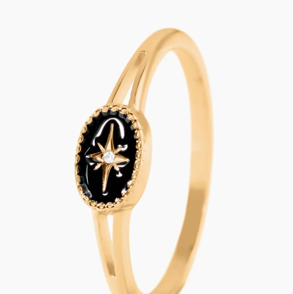 Bague Alerya Plaqué Or Jaune Oxyde De Zirconium