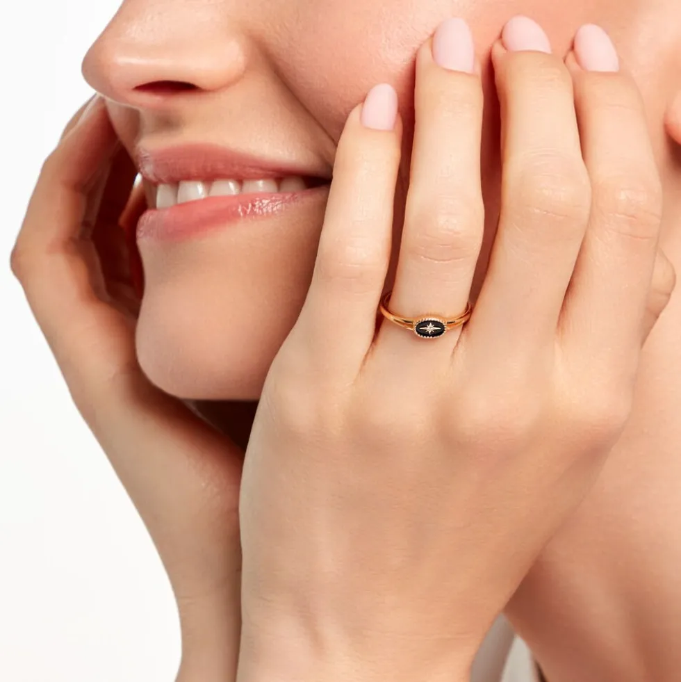Bague Alerya Plaqué Or Jaune Oxyde De Zirconium