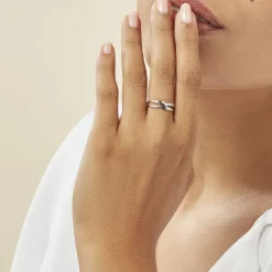 Bague Aline Or Blanc Diamant