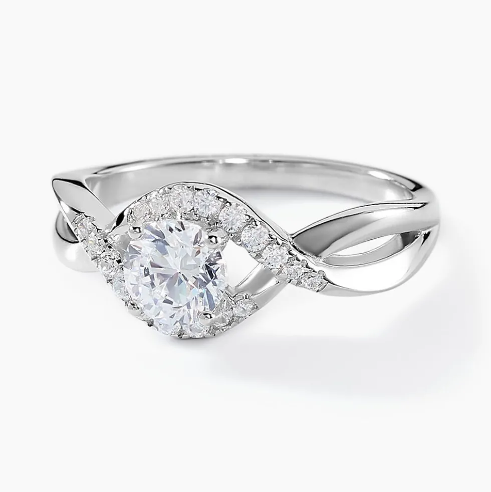 Bague Amarissa Argent Blanc Oxyde De Zirconium