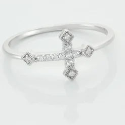 Bague Angel Argent Blanc Oxyde De Zirconium