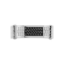 Bague Annastasia Acier Blanc