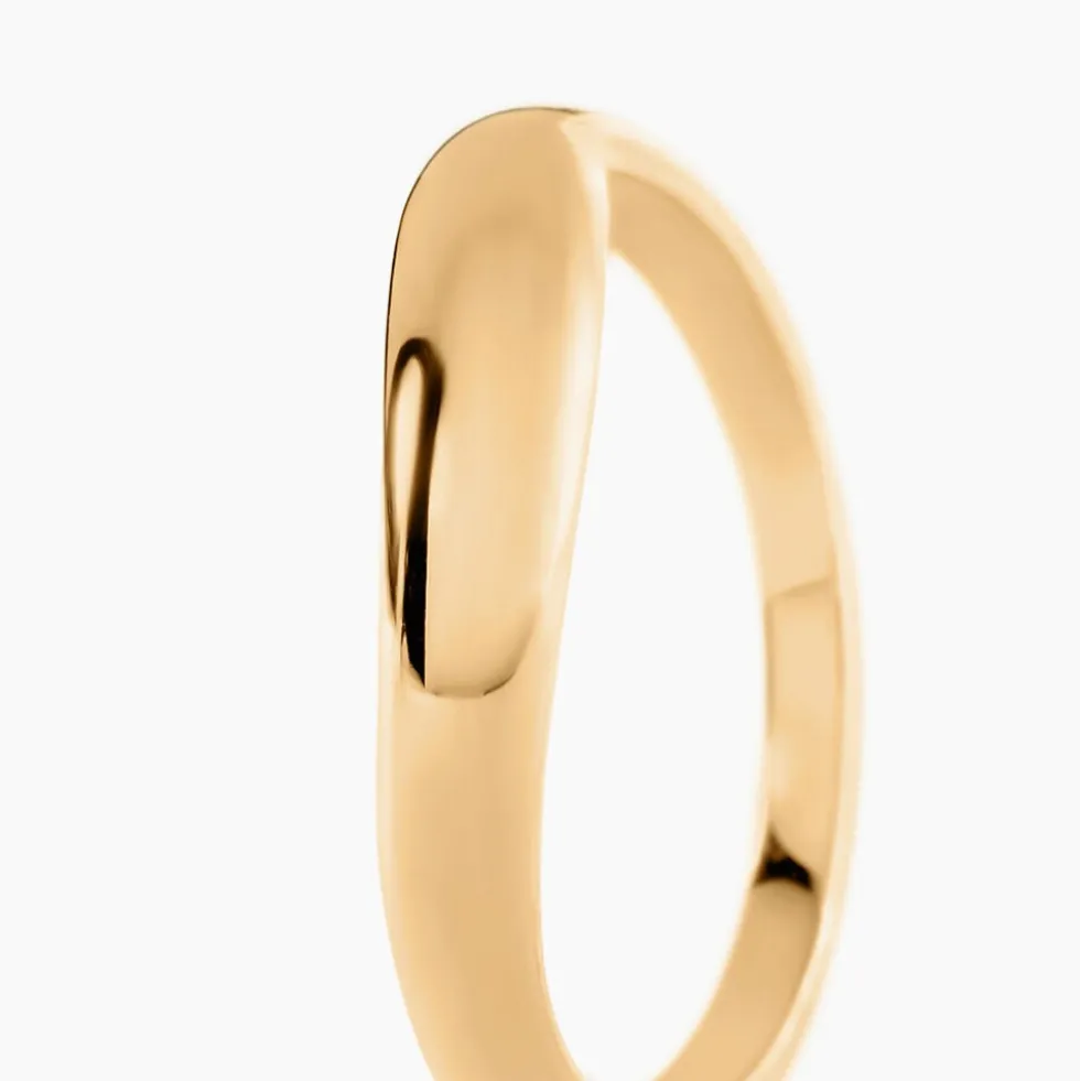 Bague Anselma Plaqué Or Jaune