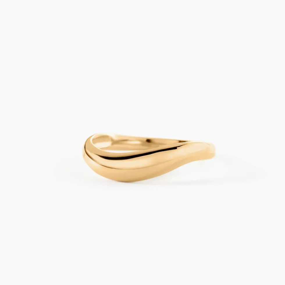 Bague Anselma Plaqué Or Jaune