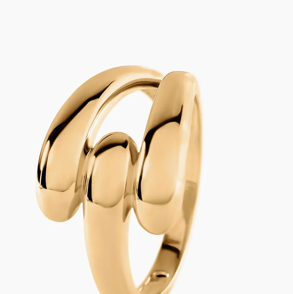 Bague Anselma Plaqué Or Jaune