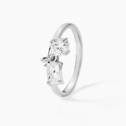 Bague Aoibhin Argent Blanc Oxyde De Zirconium