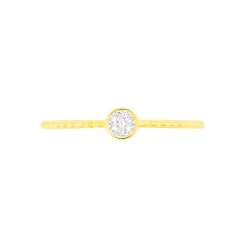 Bague Aqsa Or Jaune Diamant