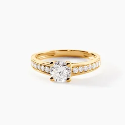 Bague Aramis Ld Or Jaune Diamant Synthétique
