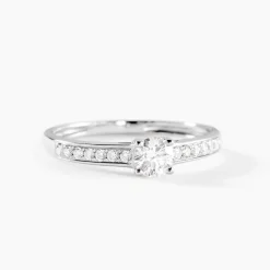 Bague Aramis Ld Platine Blanc Diamant Synthétique