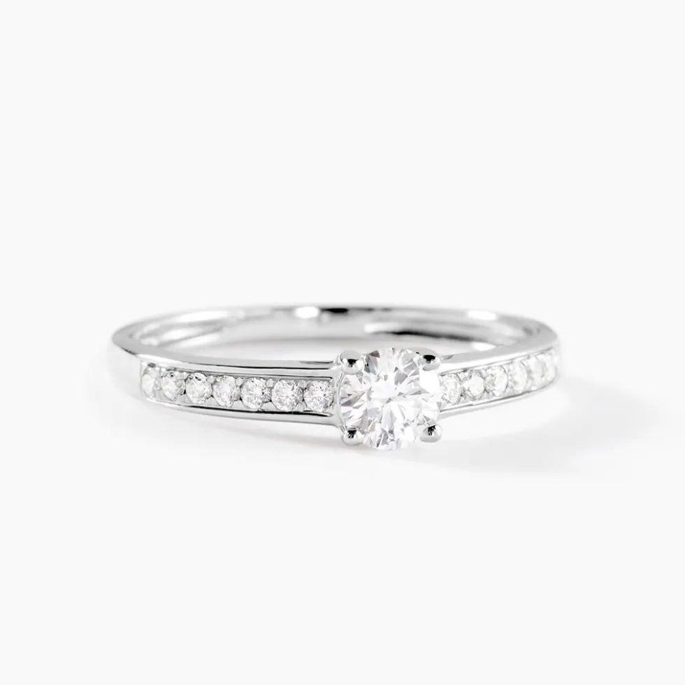 Bague Aramis Ld Platine Blanc Diamant Synthétique