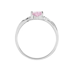 Bague Argent Blanc Avalon Oxyde De Zirconium