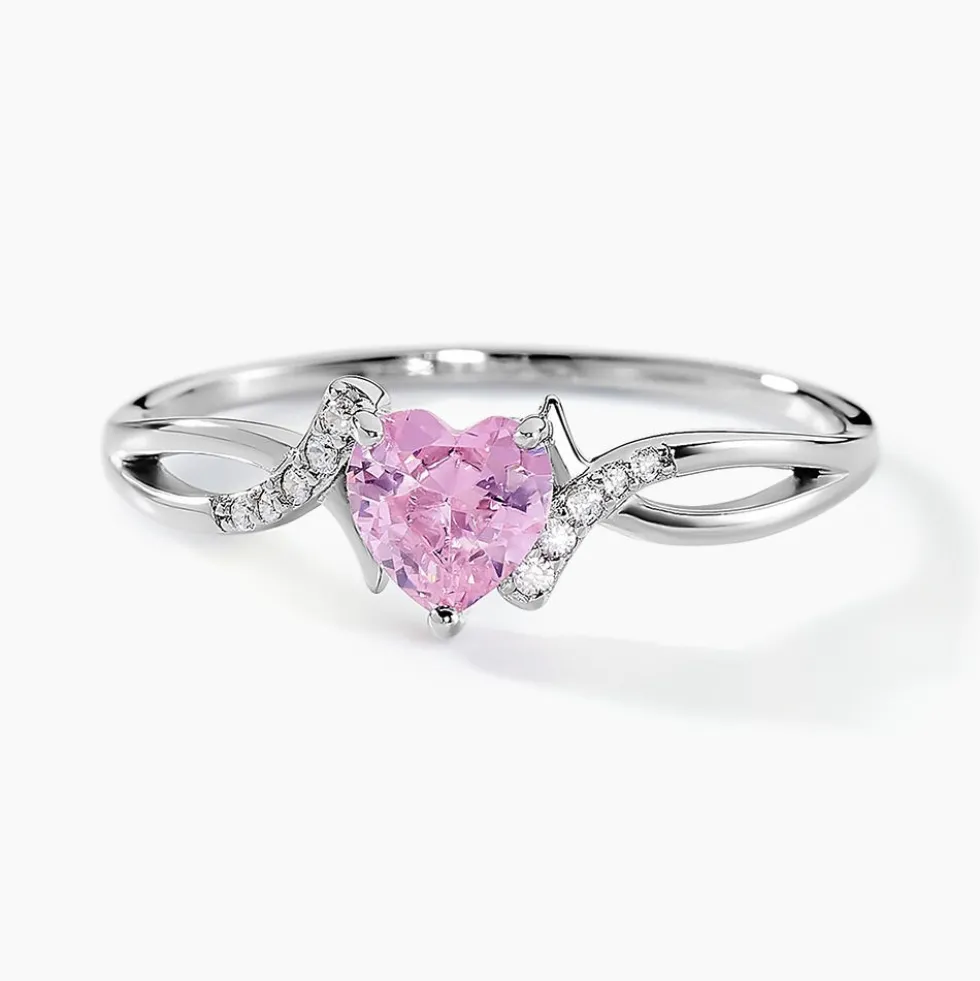 Bague Argent Blanc Avalon Oxyde De Zirconium