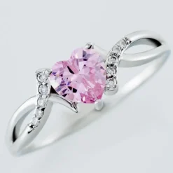 Bague Argent Blanc Avalon Oxyde De Zirconium