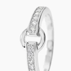Bague Argent Blanc Candis Oxyde De Zirconium