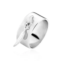 Bague Argent Blanc Psara
