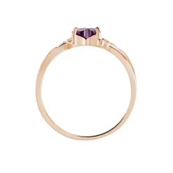 Bague Argent Rose Avalon Oxyde De Zirconium