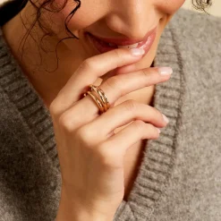 Bague Ariane Plaqué Or Jaune