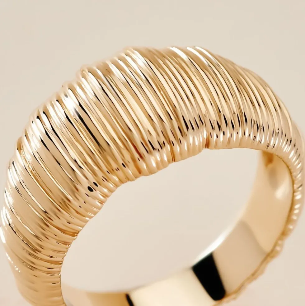 Bague Ariane Plaqué Or Jaune