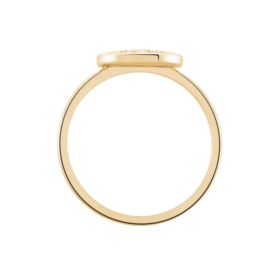 Bague Artea Plaqué Or Jaune Oxyde De Zirconium