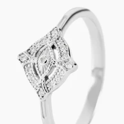 Bague Astrea Argent Blanc Oxyde De Zirconium