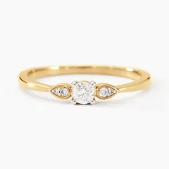 Bague Athenias Or Jaune Diamant