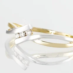 Bague Brixia Or Bicolore Diamant