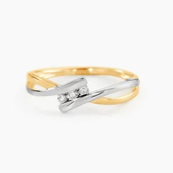 Bague Brixia Or Bicolore Diamant