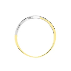 Bague Brixia Or Bicolore Diamant