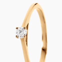 Bague Brynne Plaqué Or Jaune Oxyde De Zirconium