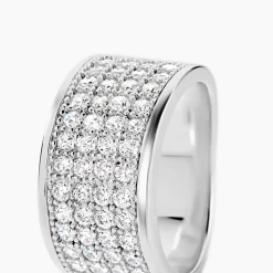Bague Cecelia Argent Blanc Oxyde De Zirconium