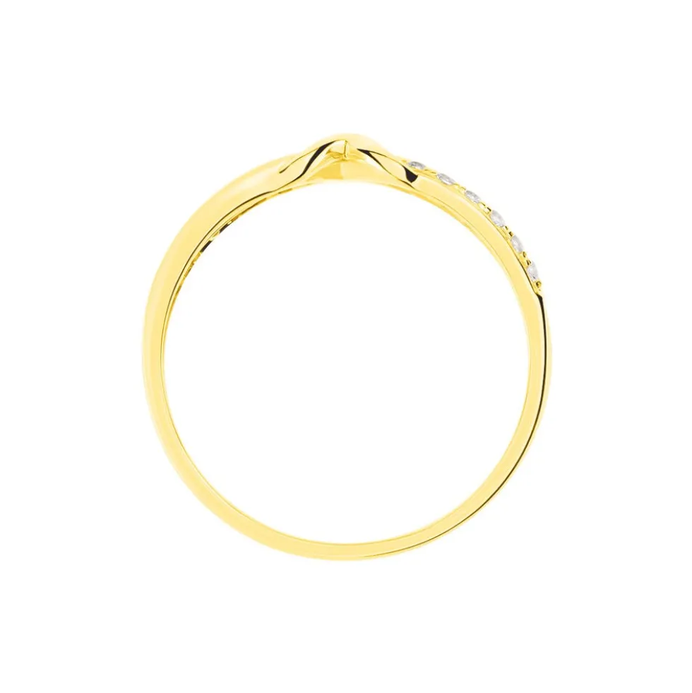 Bague Celien Or Jaune Oxyde