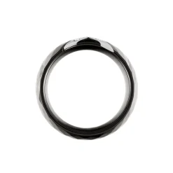 Bague Ceramique X Argent Blanc Oxyde De Zirconium Et Céramique
