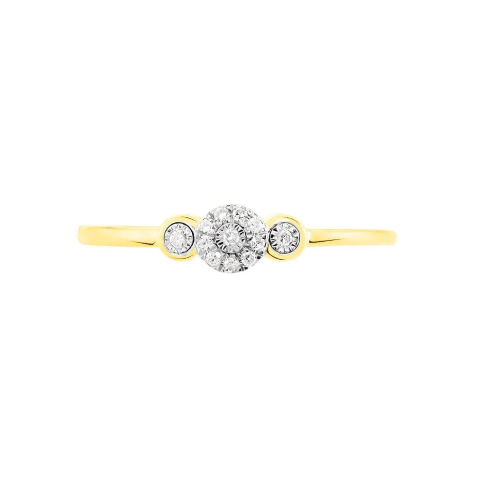 Bague Cesarita Or Jaune Diamant