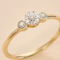 Bague Cesarita Or Jaune Diamant