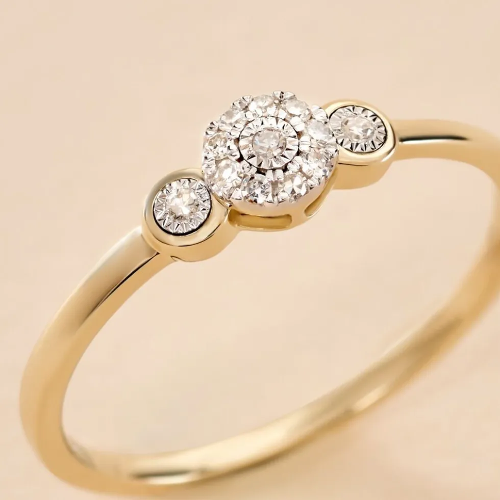 Bague Cesarita Or Jaune Diamant