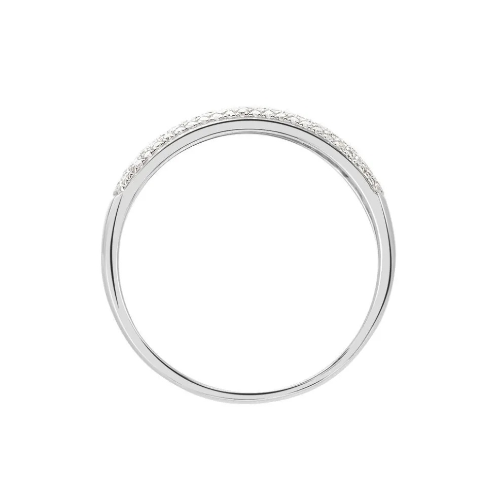 Bague Charlotte Or Blanc Diamant Divers