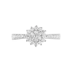 Bague Chou Or Blanc Diamant