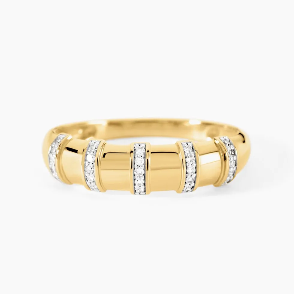Bague Cyneburga Or Jaune Diamant