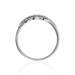 Bague Cynthia Argent Blanc Oxyde De Zirconium