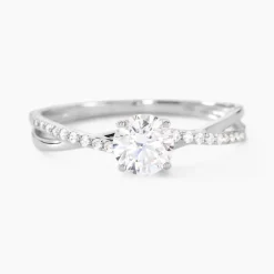 Bague Dana Or Blanc Oxyde De Zirconium