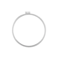 Bague De Phalange Livinaae Argent Blanc