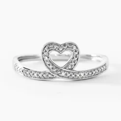 Bague Delaney Or Blanc Diamant