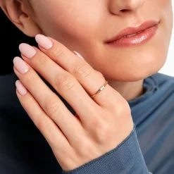 Bague Delphina Plaqué Or Jaune Oxyde De Zirconium